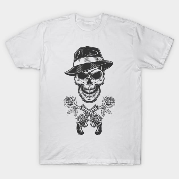 Skull & Guns T-Shirt by Seedsplash